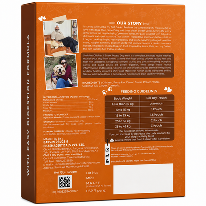 Simbites – Chicken & Sweet Potato Wet Food for Dogs