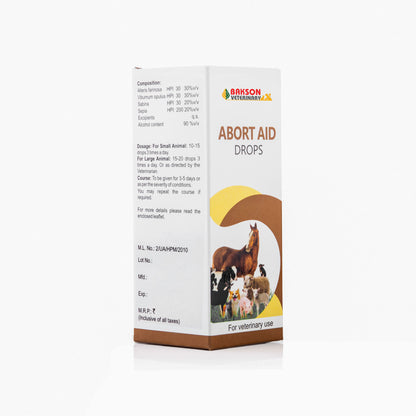 Abort-Aid Drops For Dogs & Livestock – Threatened Miscarriage, Reproductive Health & Pregnancy Support
