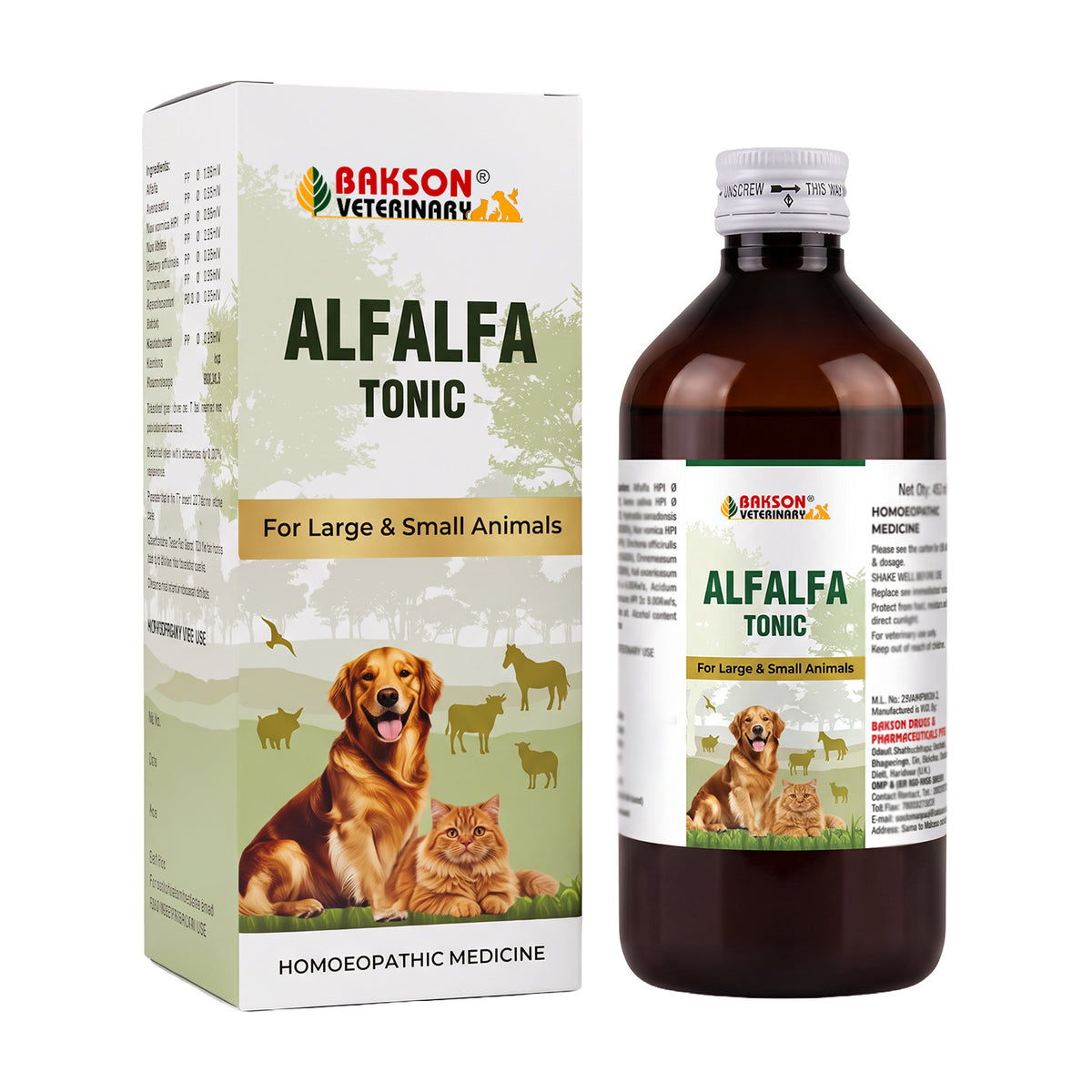 Alfalfa Tonic For All Animals – Weight Gain, Poor Appetite, Weakness & Nutritional Support