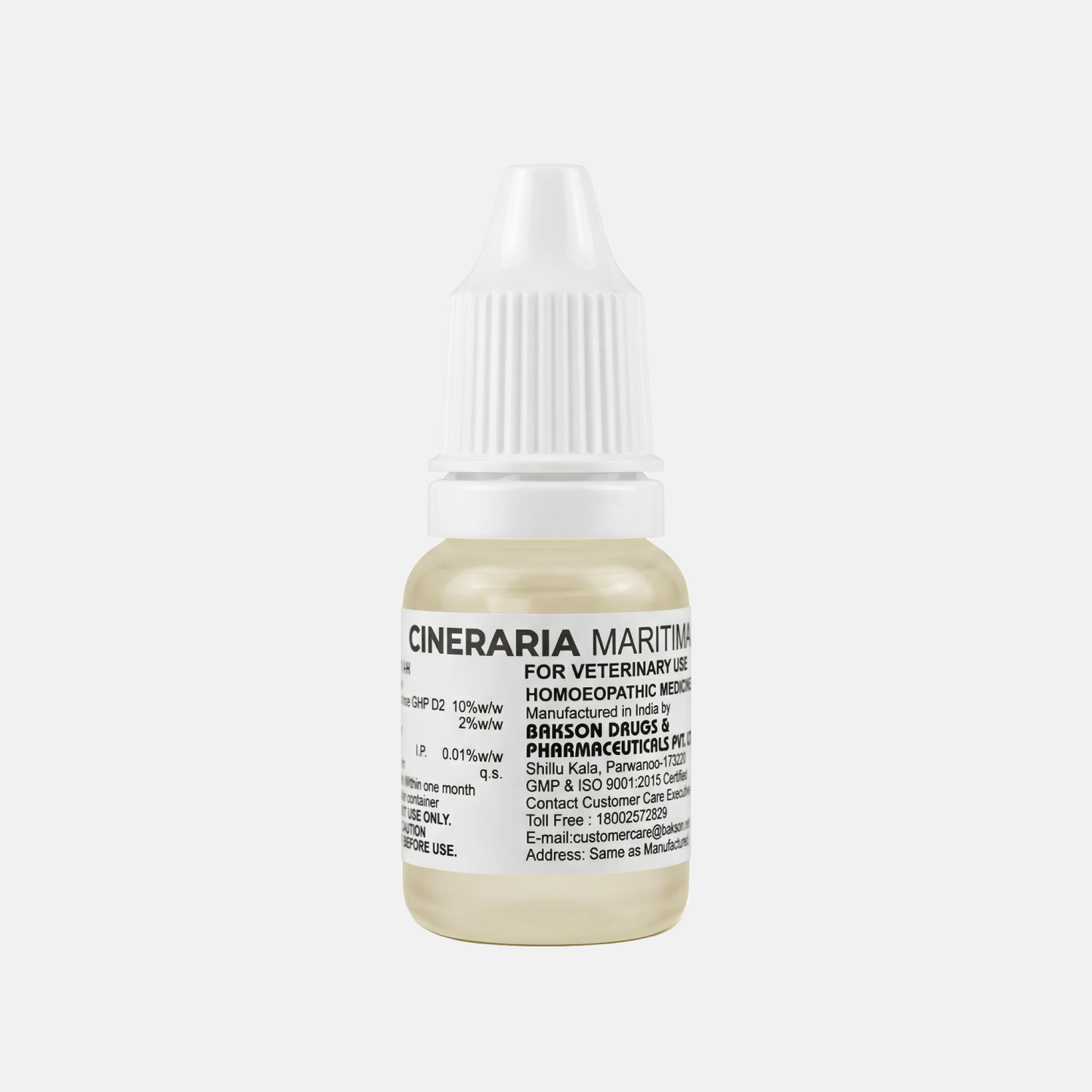 Cineraria Maritima Eye Drops for Pets – Cataract, Eye Irritation & Vision Support