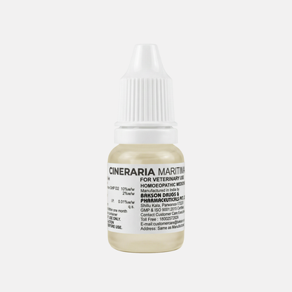 Cineraria Maritima Eye Drops for Pets – Cataract, Eye Irritation & Vision Support