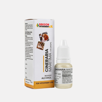 Cineraria Maritima Eye Drops for Pets – Cataract, Eye Irritation & Vision Support