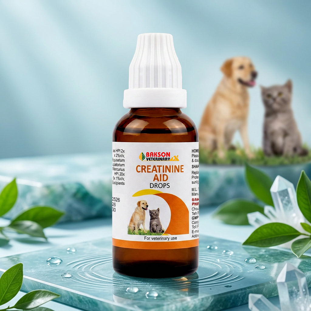 Creatinine Aid Drops For Dogs & Cats – Elevated Creatinine, Kidney Function & Renal Health Support