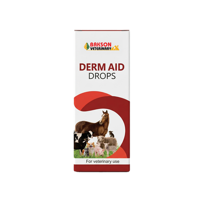Derm Aid Drops - For Itching, Skin Allergies & Hair Fall in Pets
