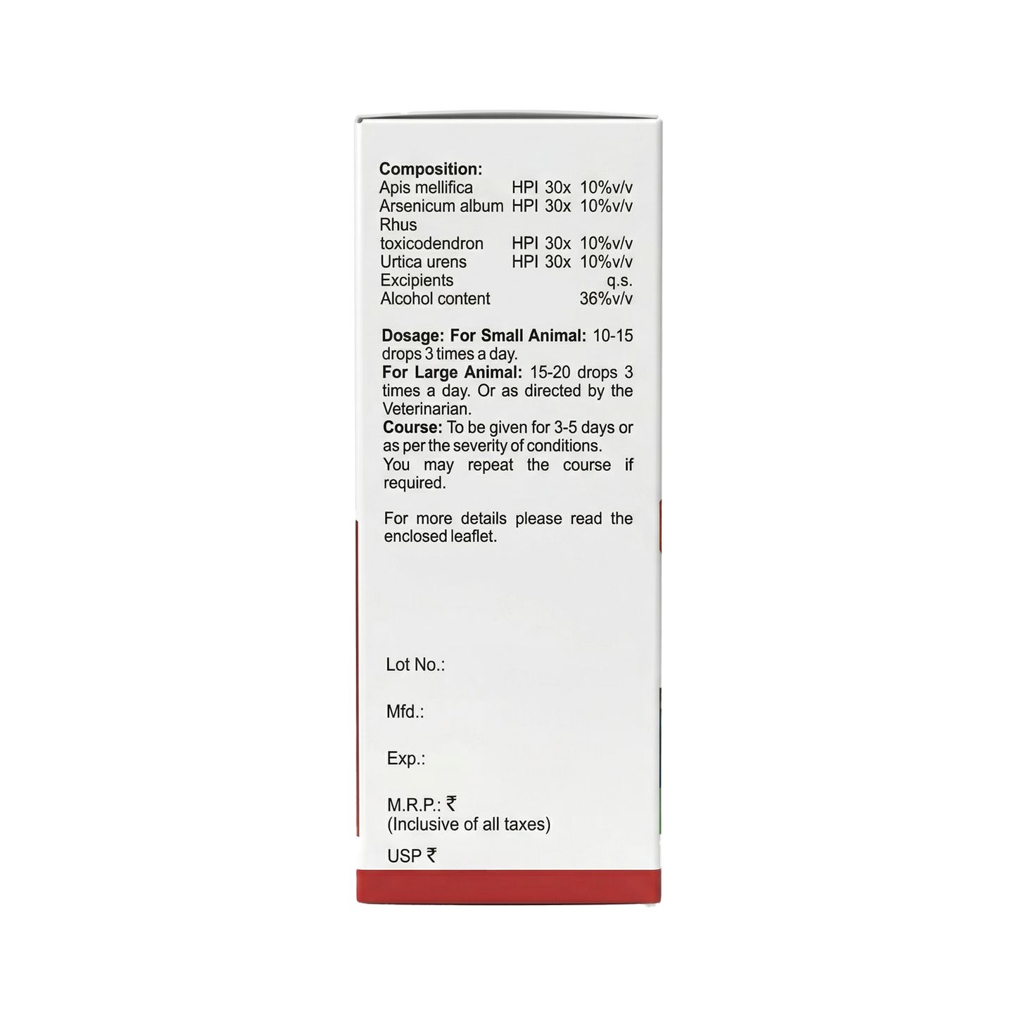 Derm Aid Drops - For Itching, Skin Allergies & Hair Fall in Pets