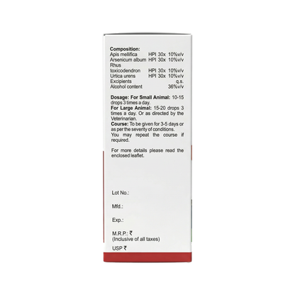 Derm Aid Drops - For Itching, Skin Allergies & Hair Fall in Pets