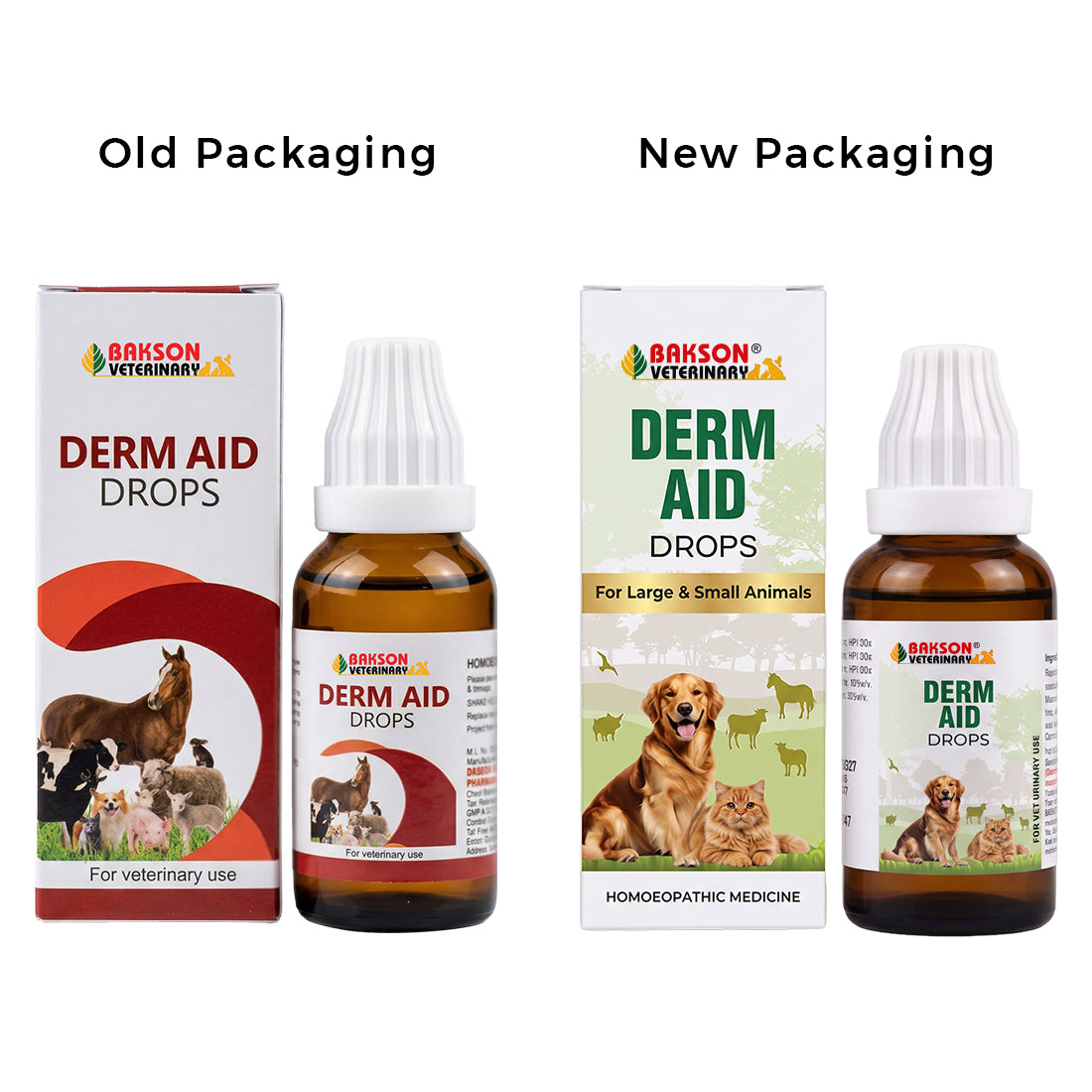 Derm Aid Drops - For Itching, Skin Allergies & Hair Fall in Pets