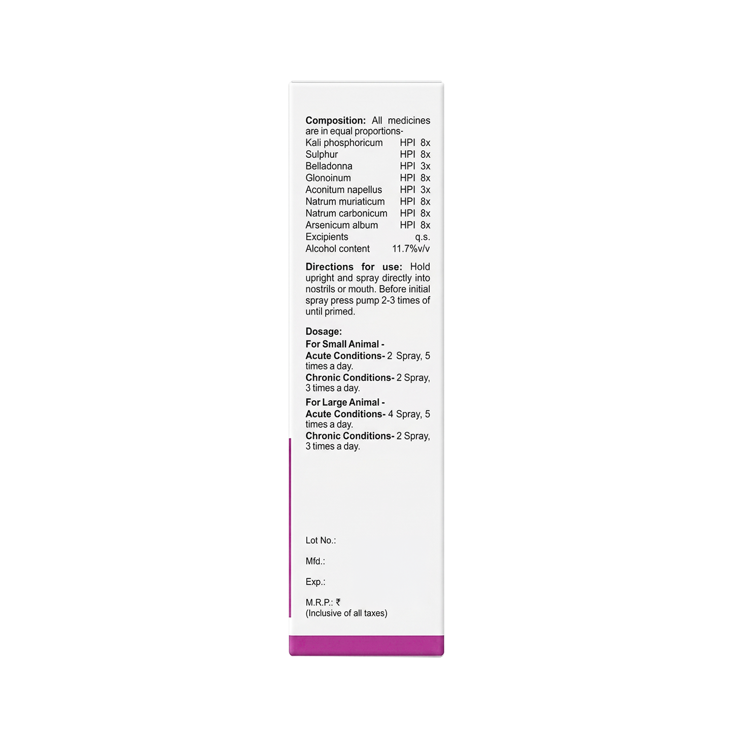 Destress Oro Nasal Spray
