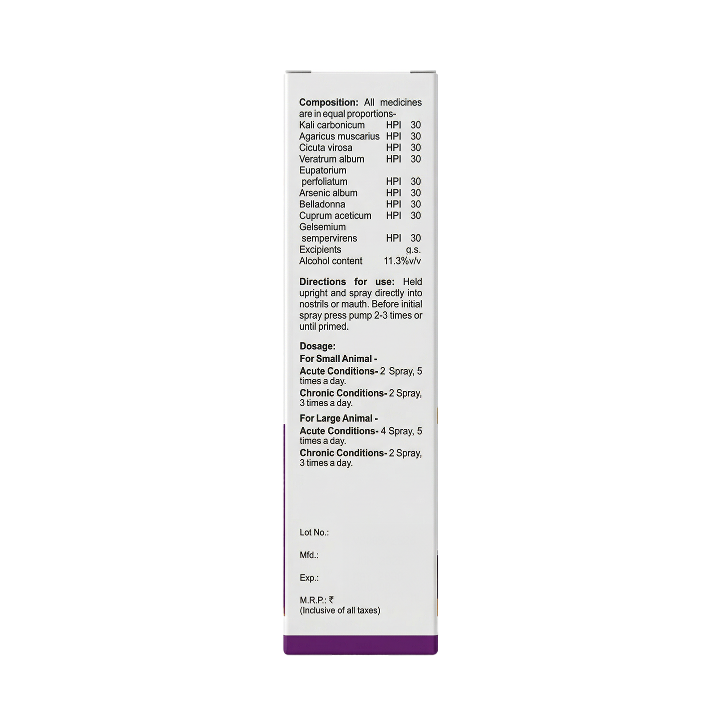 Distemper Aid Oro Nasal Spray