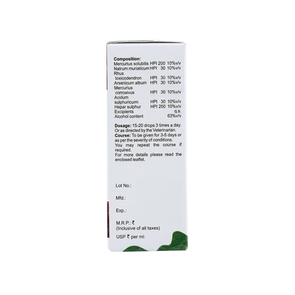 LSD Plus Drops For Cattle – Lumpy Skin Disease, Skin Nodules, Fever & Recovery Support