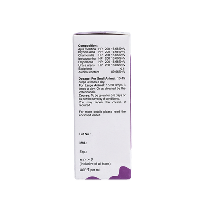 Masti Aid Drops For Dairy Animals – Mastitis, Udder Inflammation, Swelling & Milk Quality Support