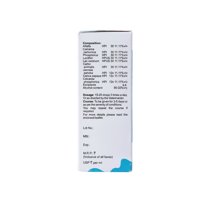 Milk Aid Drops For Dairy Animals – Low Milk Yield, Lactation Support & Udder Health