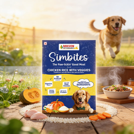 Pack Of 12 (150 gm) Simbites – Chicken Rice with Veggies Wet Food