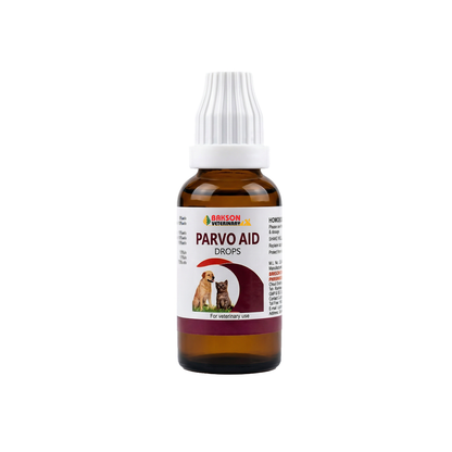 Parvo Aid Drops For Puppies – Parvovirus, Vomiting, Bloody Diarrhoea, Dehydration & Recovery Support