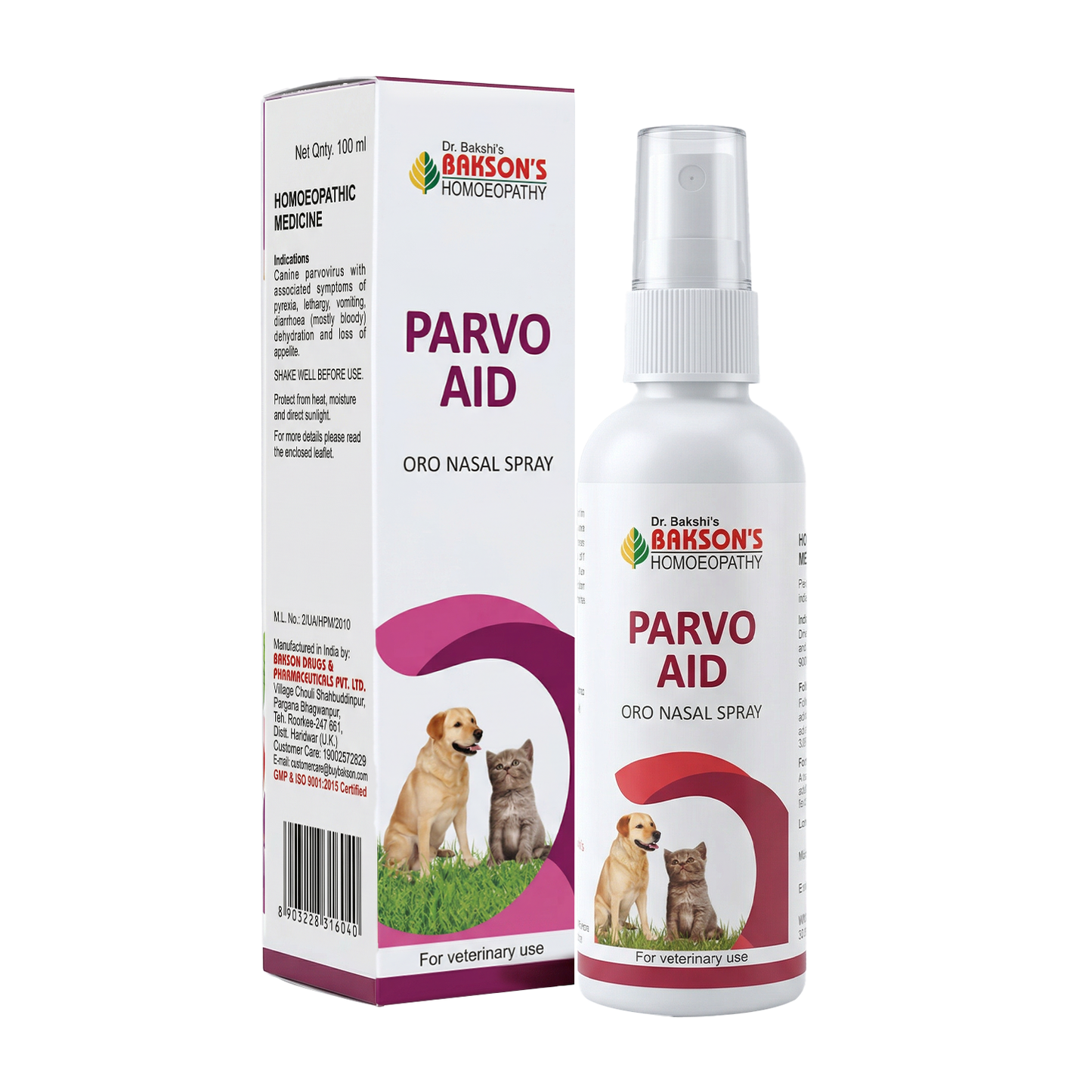 Parvo Aid Oro Nasal Spray