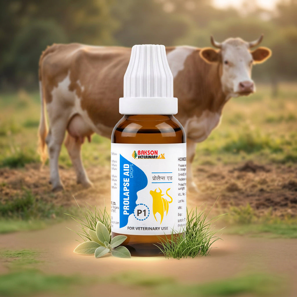 Prolapse Aid (P1) Drops For All  Livestock – Uterine Prolapse, Vaginal Prolapse & Reproductive Support