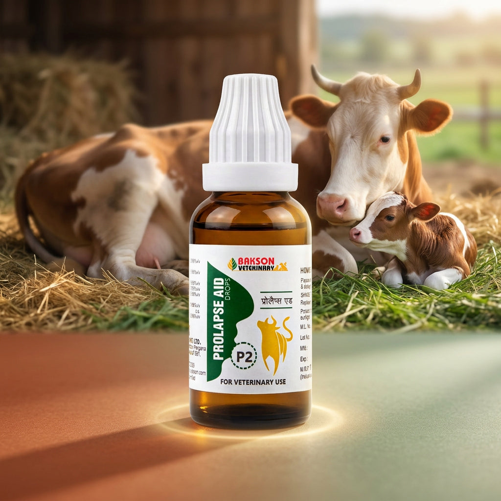 Prolapse Aid (P2) Drops For All Animals – Post-Partum Uterine Prolapse, Vaginal Prolapse & Recovery Support