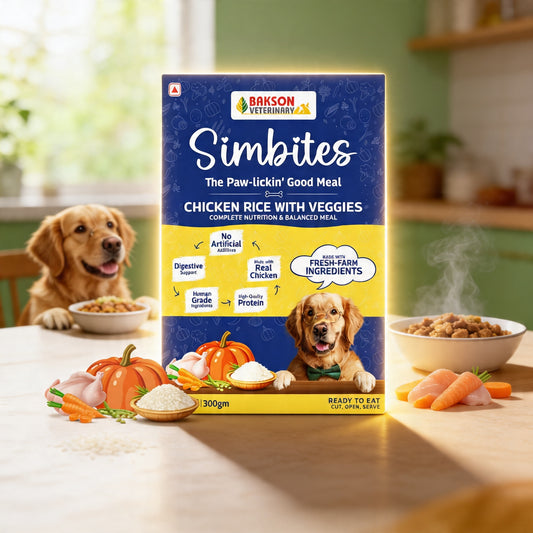 Pack Of 6 (300 gm) Simbites – Chicken Rice with Veggies Wet Food