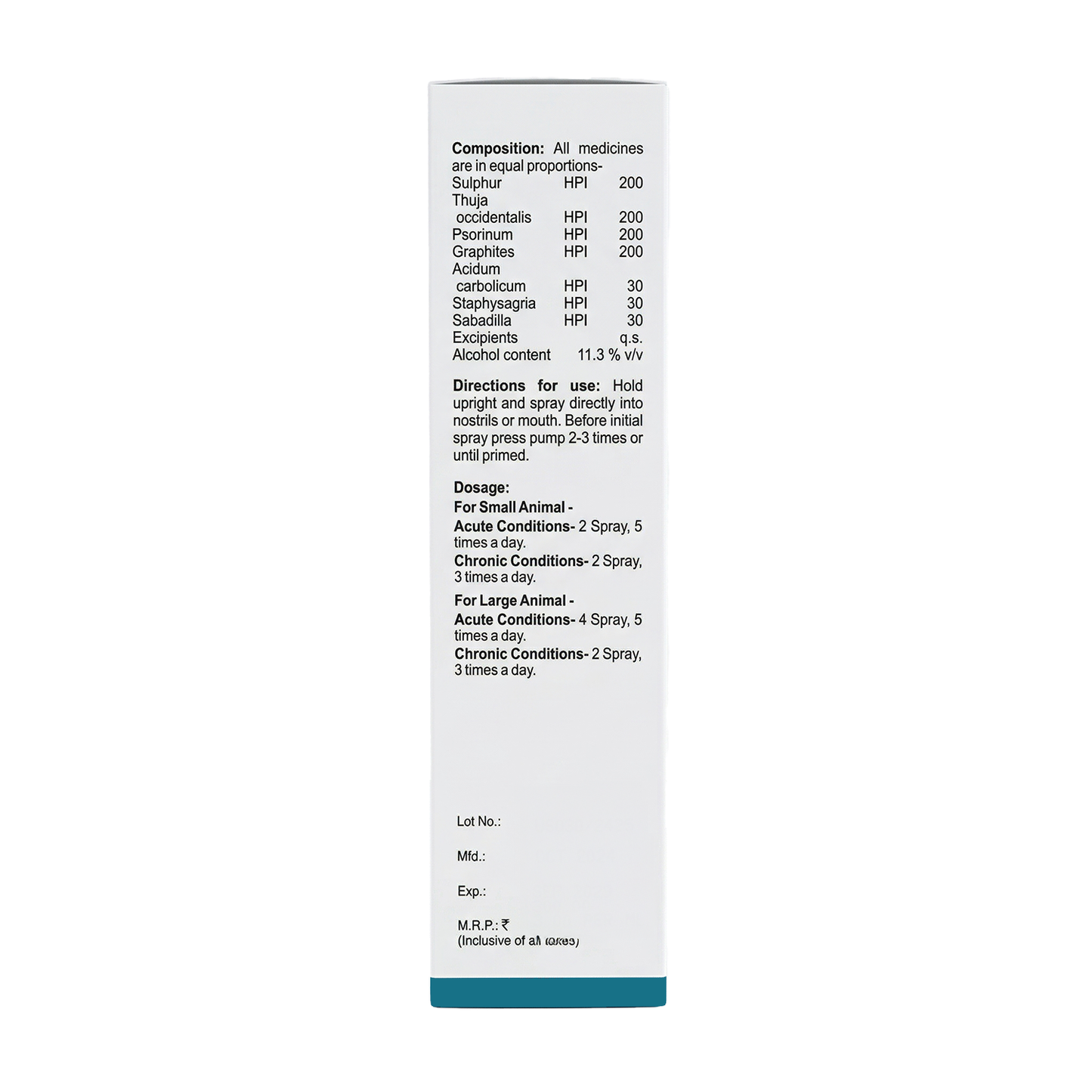 Tick Aid Oro Nasal Spray