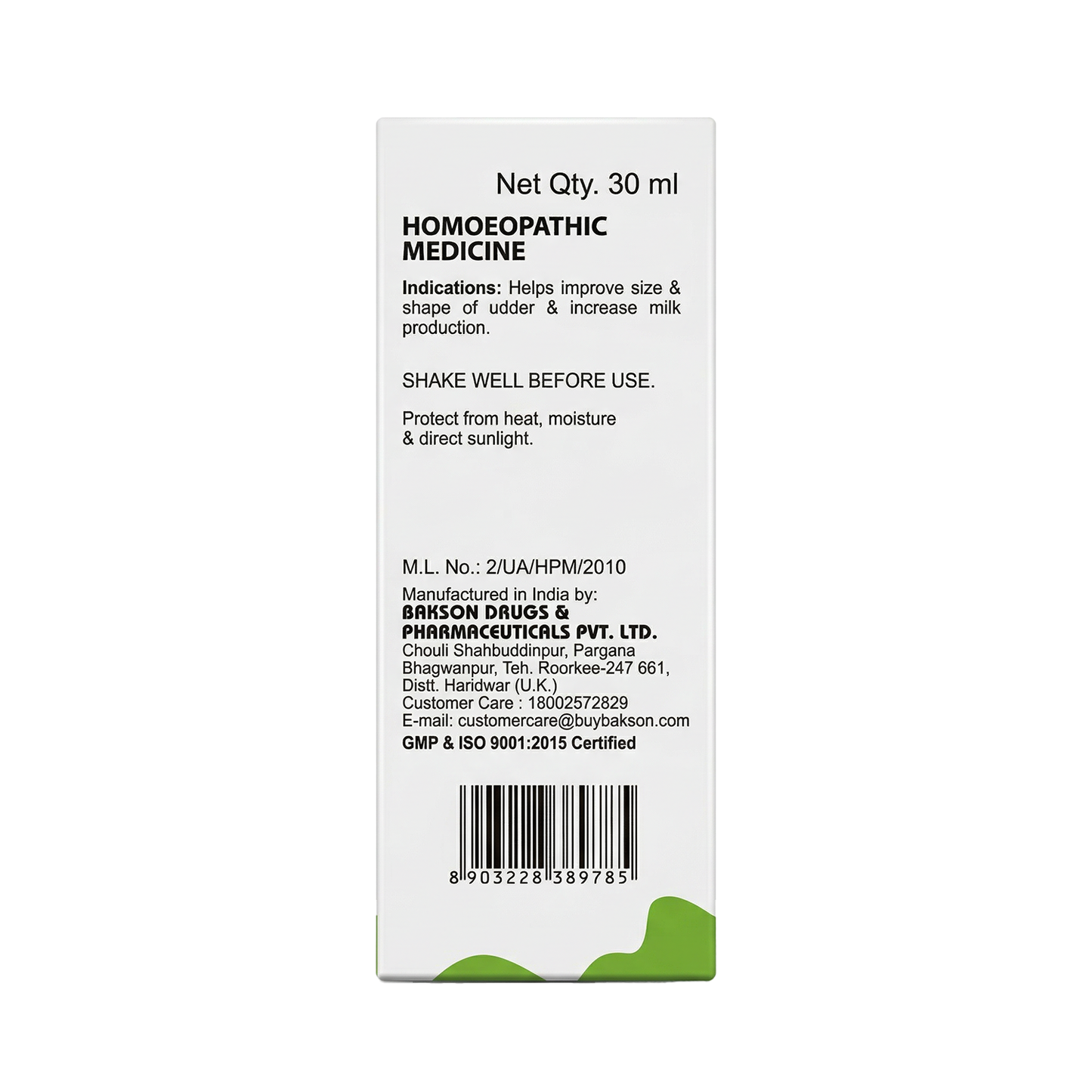 Udder Care Drops For Cattle – Udder Swelling, Inflammation, Pain & Udder Health Support