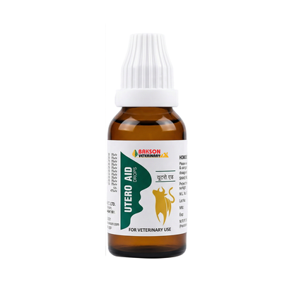 Utero Aid Drops For All Animals – Uterine Infections, Easy Delivery, Placenta Expulsion & Reproductive Support