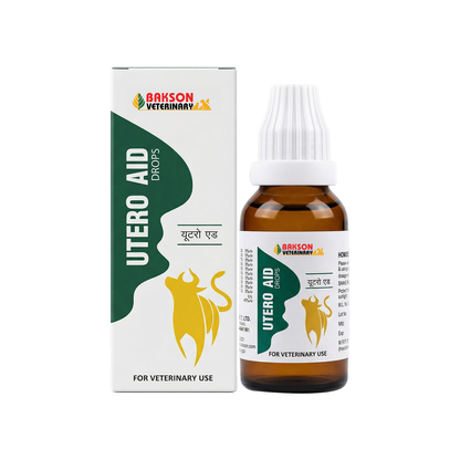 Utero Aid Drops For All Animals – Uterine Infections, Easy Delivery, Placenta Expulsion & Reproductive Support