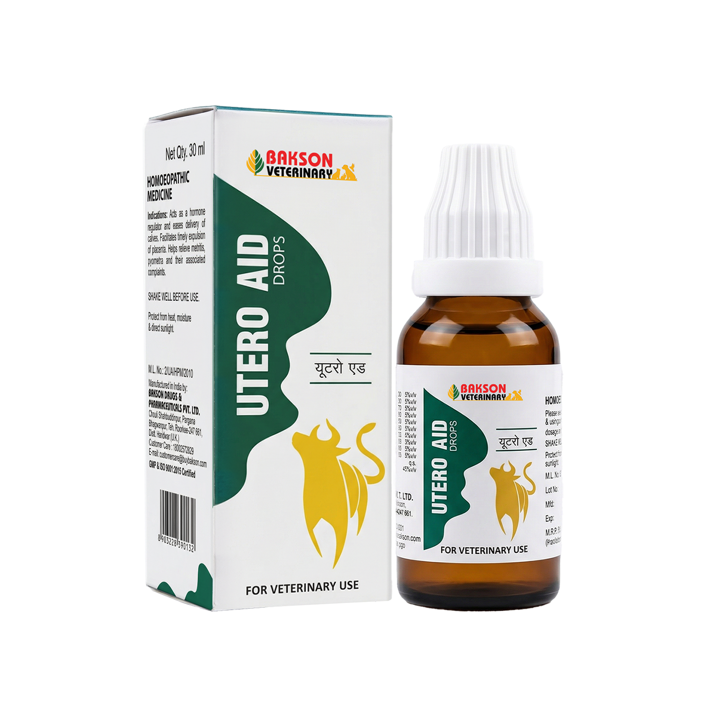 Utero Aid Drops For All Animals – Uterine Infections, Easy Delivery, Placenta Expulsion & Reproductive Support