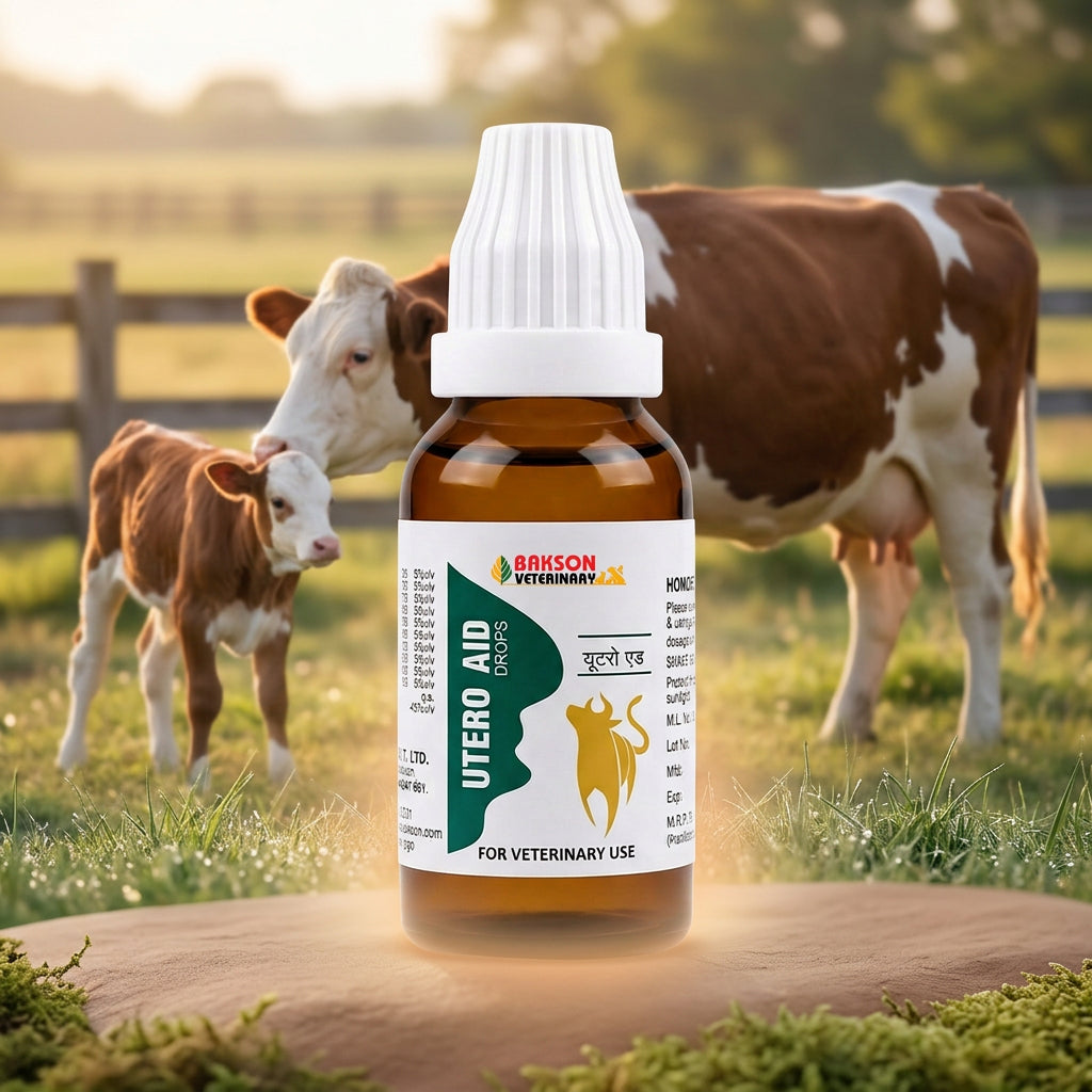 Utero Aid Drops For All Animals – Uterine Infections, Easy Delivery, Placenta Expulsion & Reproductive Support