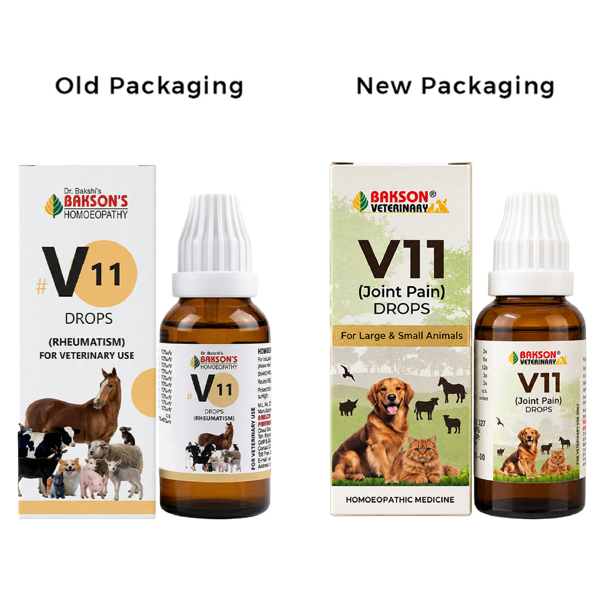V11 Drops for Dogs & Cats – Joint Mobility, Flexibility & Comfort Support