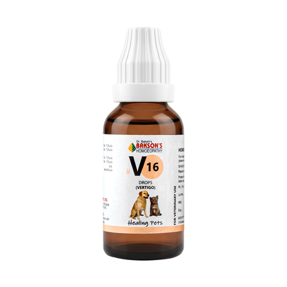 V16 Drops for Dogs & Cats – Travel Comfort & Motion-Related Wellness Support