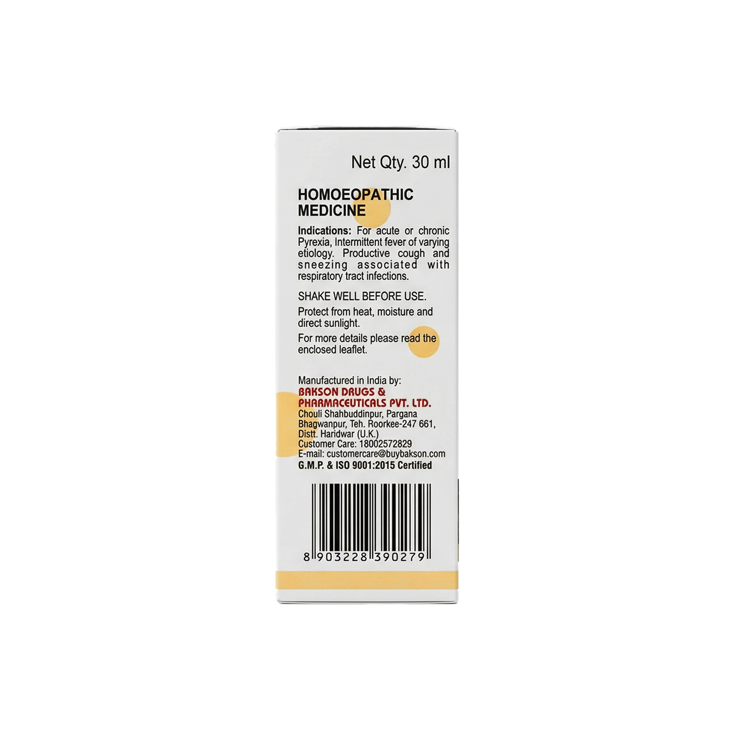 V1 Influenza & Fever Drops For Dogs & Cats – Fever, Cough, Sneezing & Respiratory Support