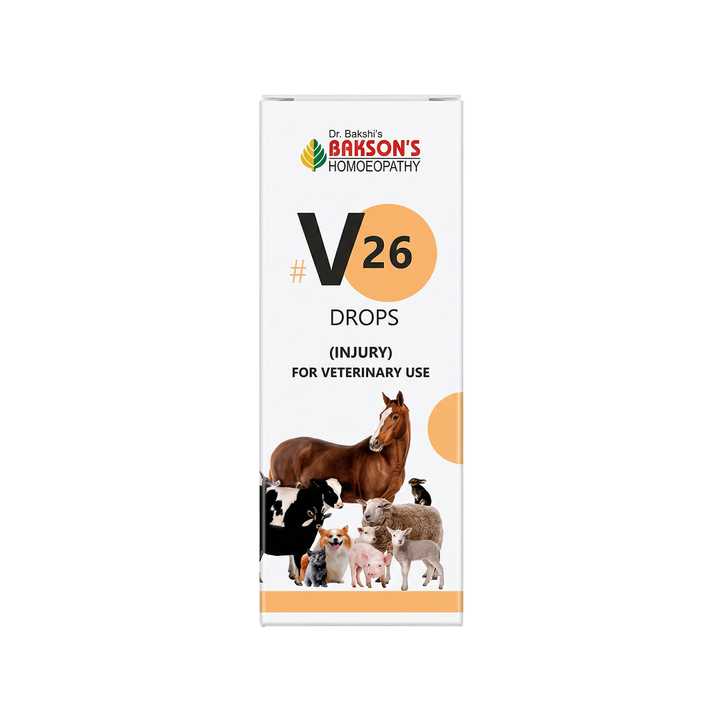 V26 Injury Drops For Dogs & Cats – Wounds, Sprains, Fractures, Bruises & Injury Recovery Support