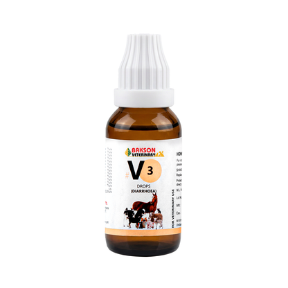 V3 Diarrhoea Drops For Dogs & Cats – Diarrhoea, Dysentery, Loose Motions & Digestive Support