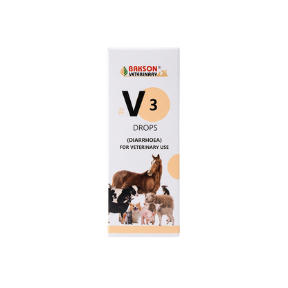 V3 Diarrhoea Drops For Dogs & Cats – Diarrhoea, Dysentery, Loose Motions & Digestive Support