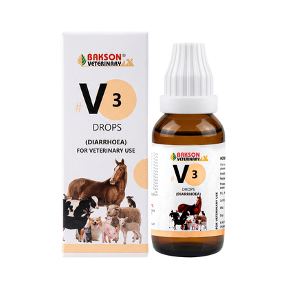 V3 Diarrhoea Drops For Dogs & Cats – Diarrhoea, Dysentery, Loose Motions & Digestive Support