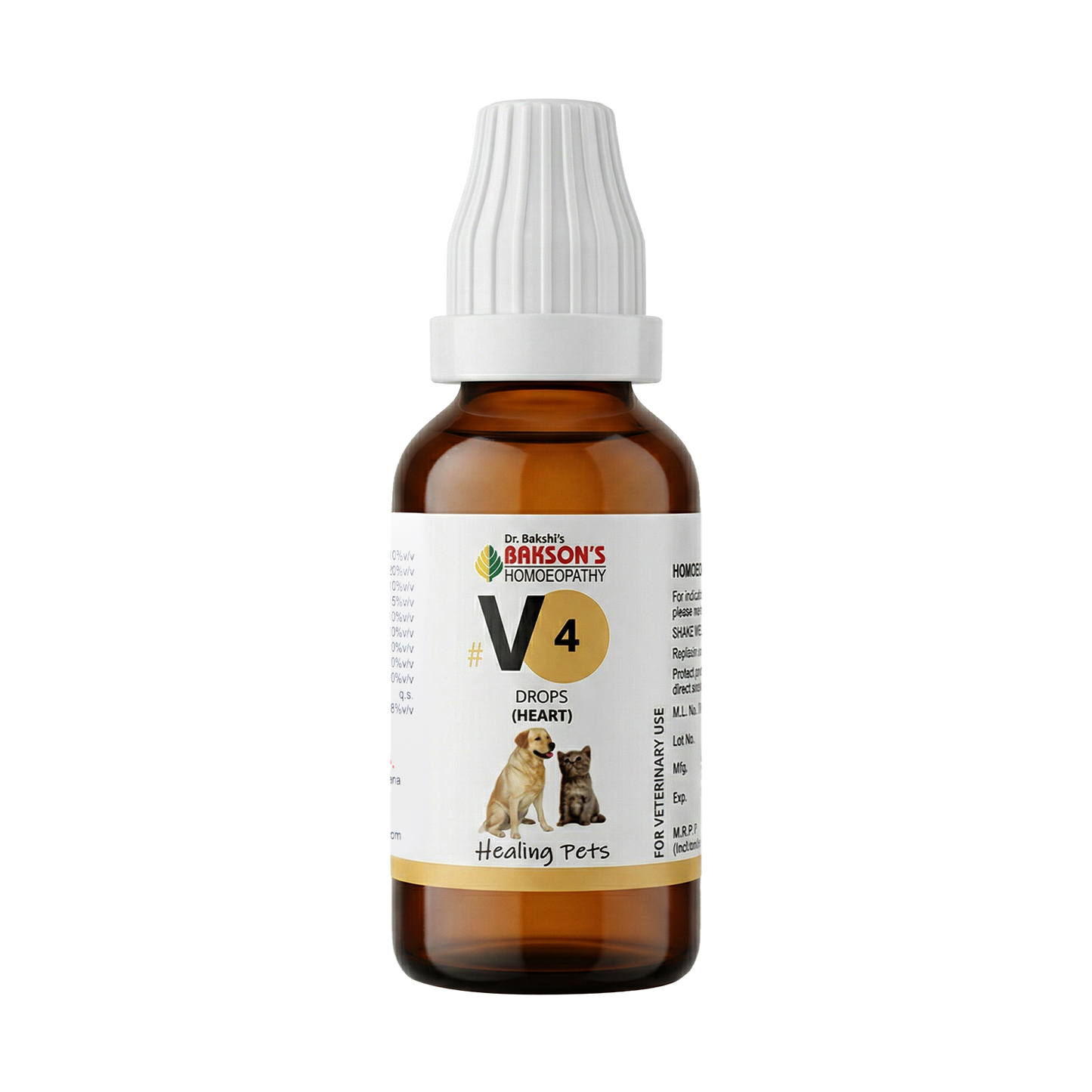 V4 Drops for All Animals – Circulatory Wellness, Stamina & General Vitality Support