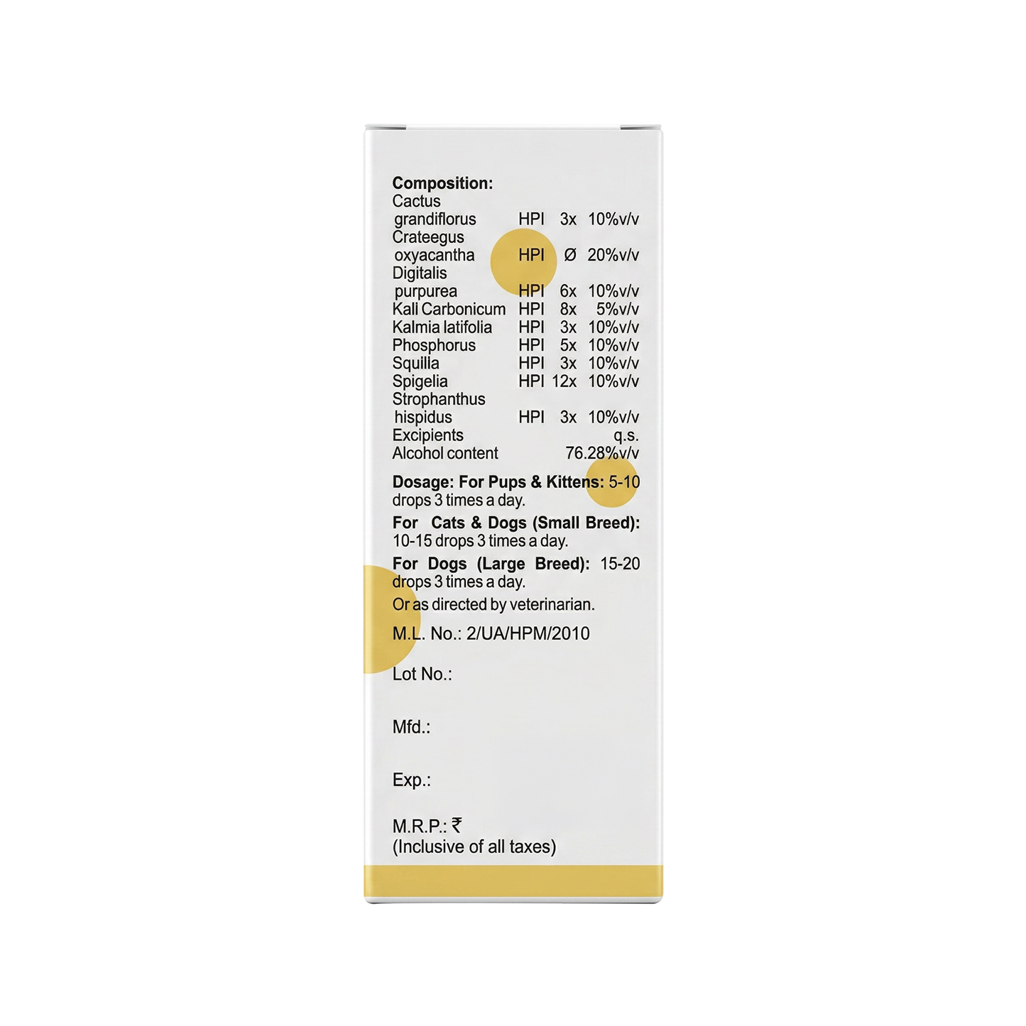 V4 Drops for All Animals – Circulatory Wellness, Stamina & General Vitality Support