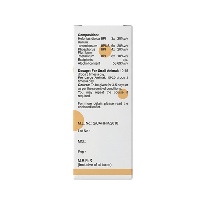 V63 Drops for Dogs & Cats – Urinary Comfort & Kidney Function Support