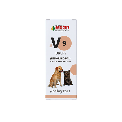 V9 Hemorrhoidal Drops For Dogs & Cats – Hemorrhoids, Anal Fissures, Pain, Itching & Bleeding Relief