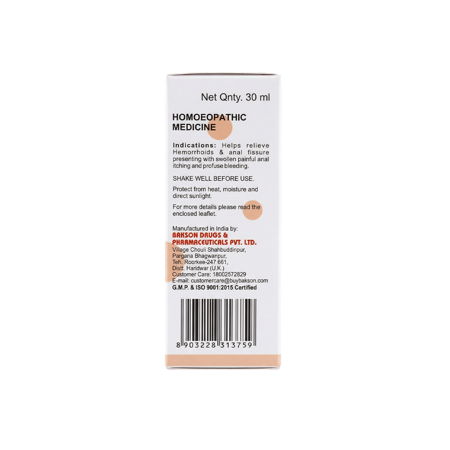 V9 Hemorrhoidal Drops For Dogs & Cats – Hemorrhoids, Anal Fissures, Pain, Itching & Bleeding Relief