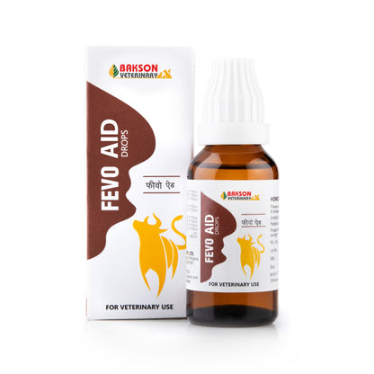 Fevo Aid Drops For All Animals – Fever, Pyrexia, Infection-Related Weakness & Immunity Support