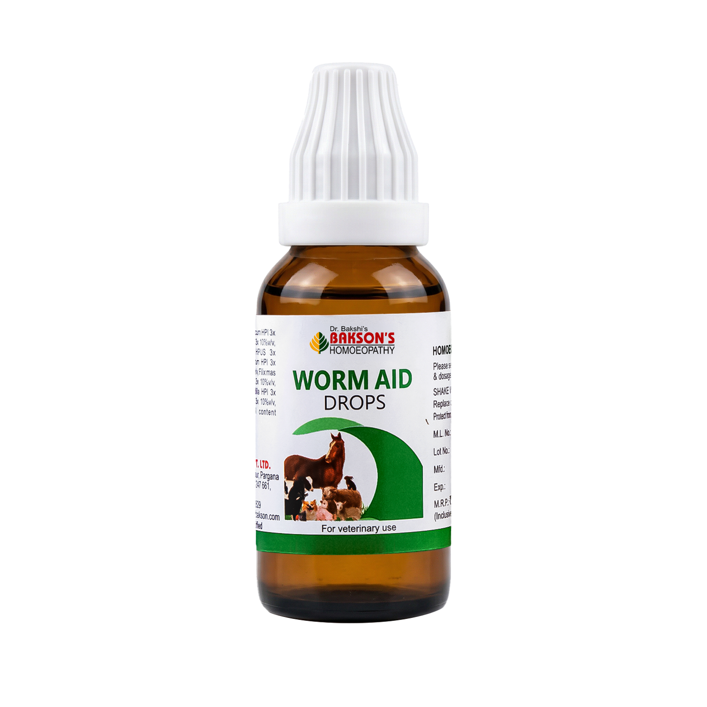 Worm Aid Drops for Pets – Natural Deworming & Intestinal Worm Relief