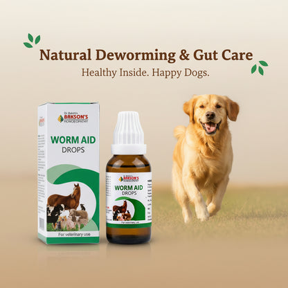 Worm Aid Drops for Pets – Natural Deworming & Intestinal Worm Relief