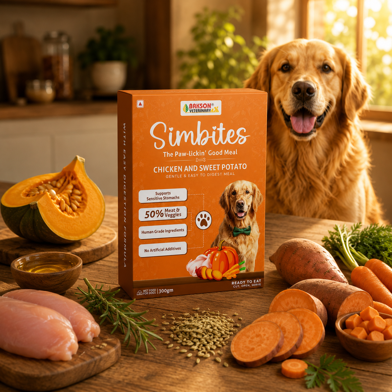 Simbites – Chicken & Sweet Potato Wet Food for Dogs